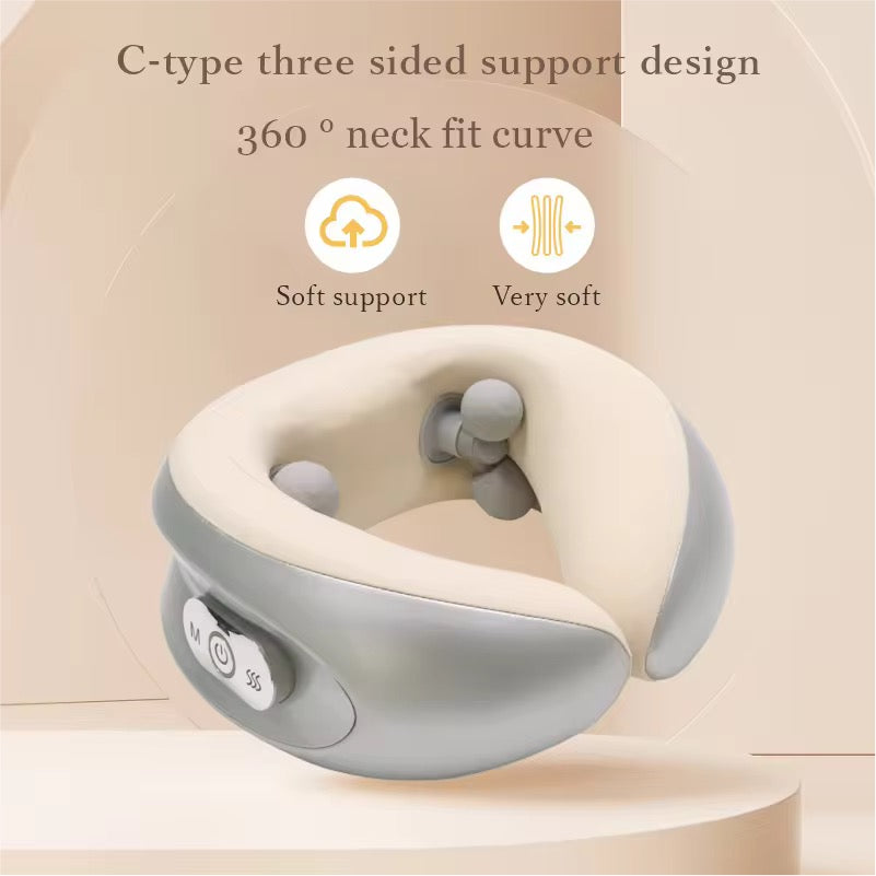 Shiatsu Reise-Nackenmassagekissen mit Wärmefunktion