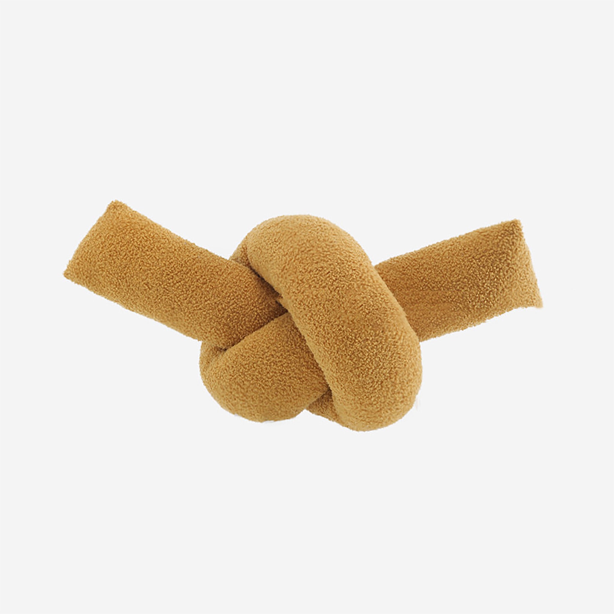 Minimalistisches geformtes Bouclé-Kissen