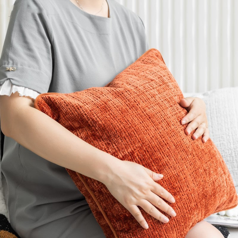 Moderne Chenille Kissen
