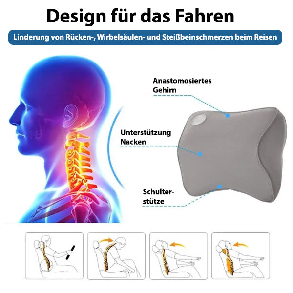 Auto-Nackenkissen Memory-Schaum