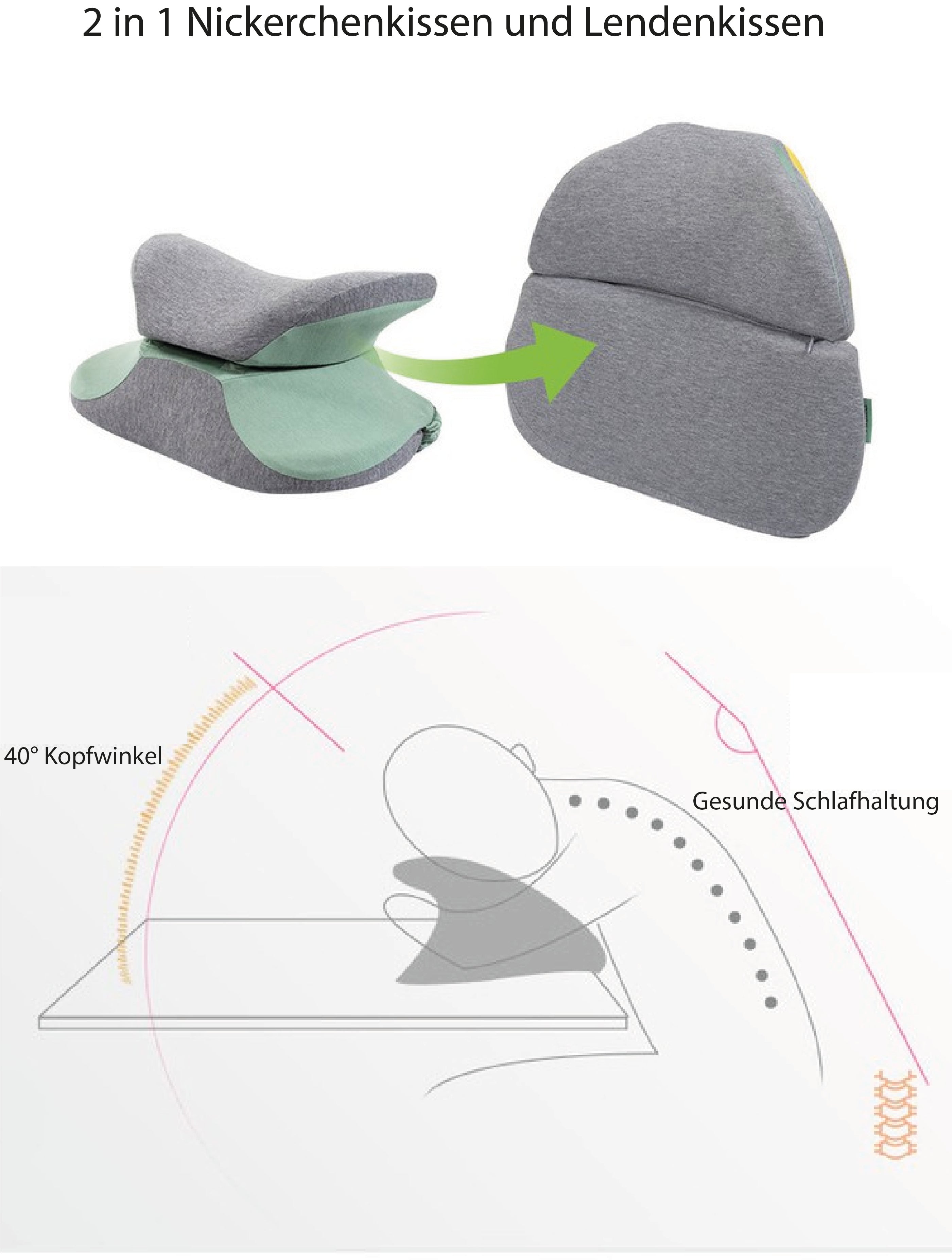 Faltbares Memory Foam Kissen