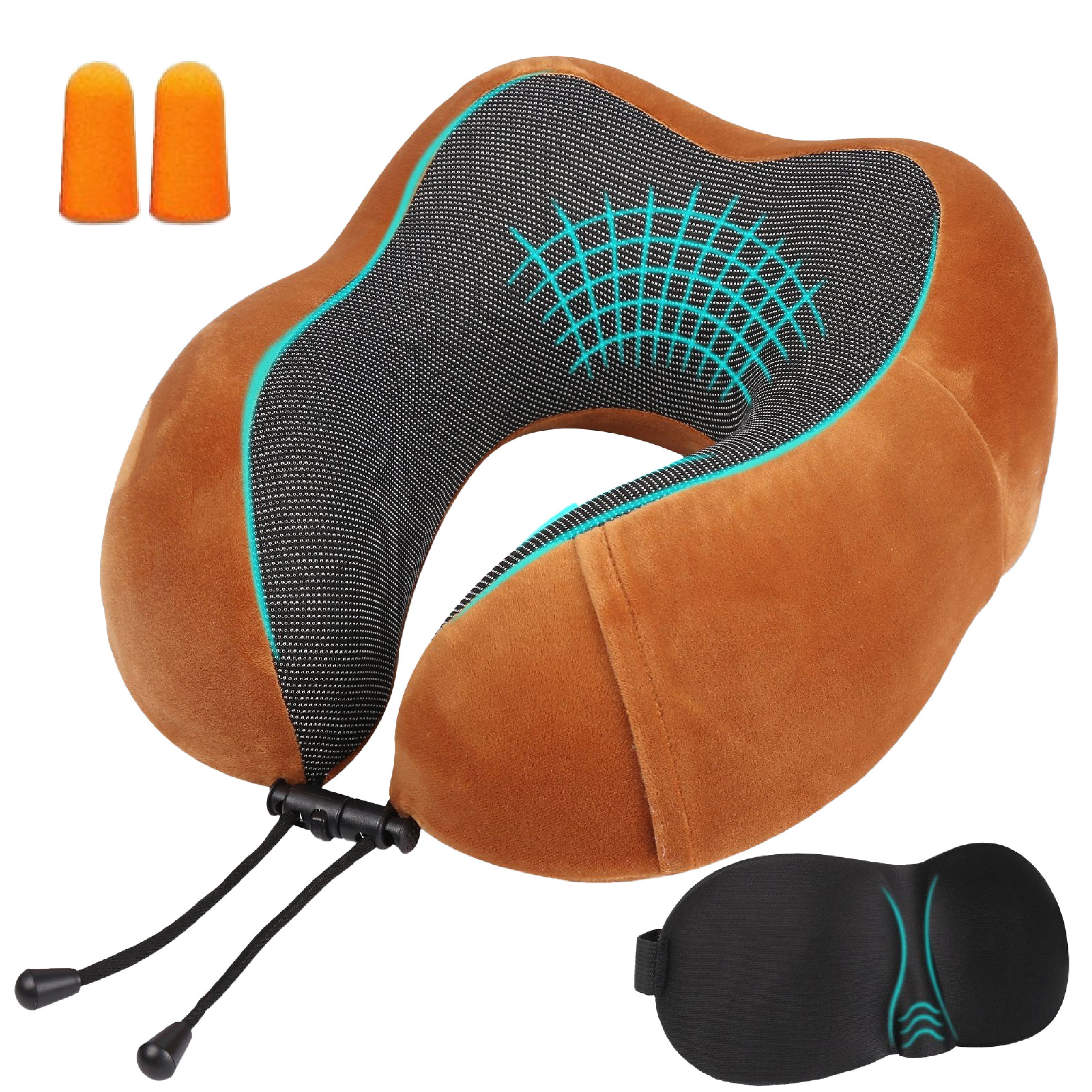 COSYPURE Ensemble d'oreillers luxueux pour les déplacements et à la maison.