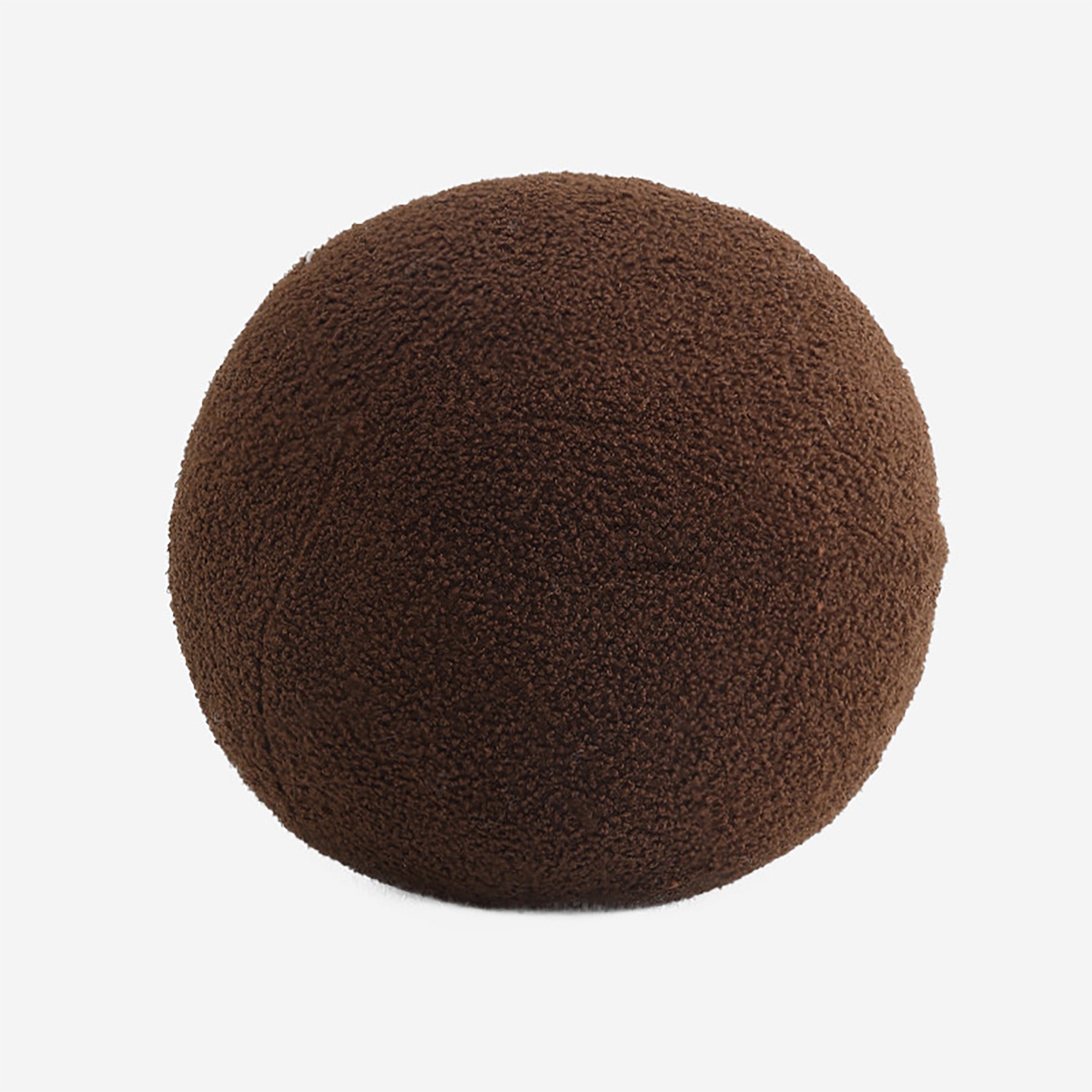 Minimalistisches geformtes Bouclé-Kissen