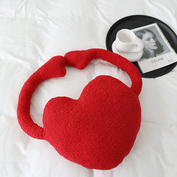 Plüschkissen Herzförmig- LiebeTröst-Kissen