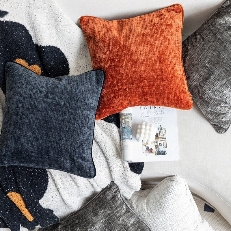 Moderne Chenille Kissen