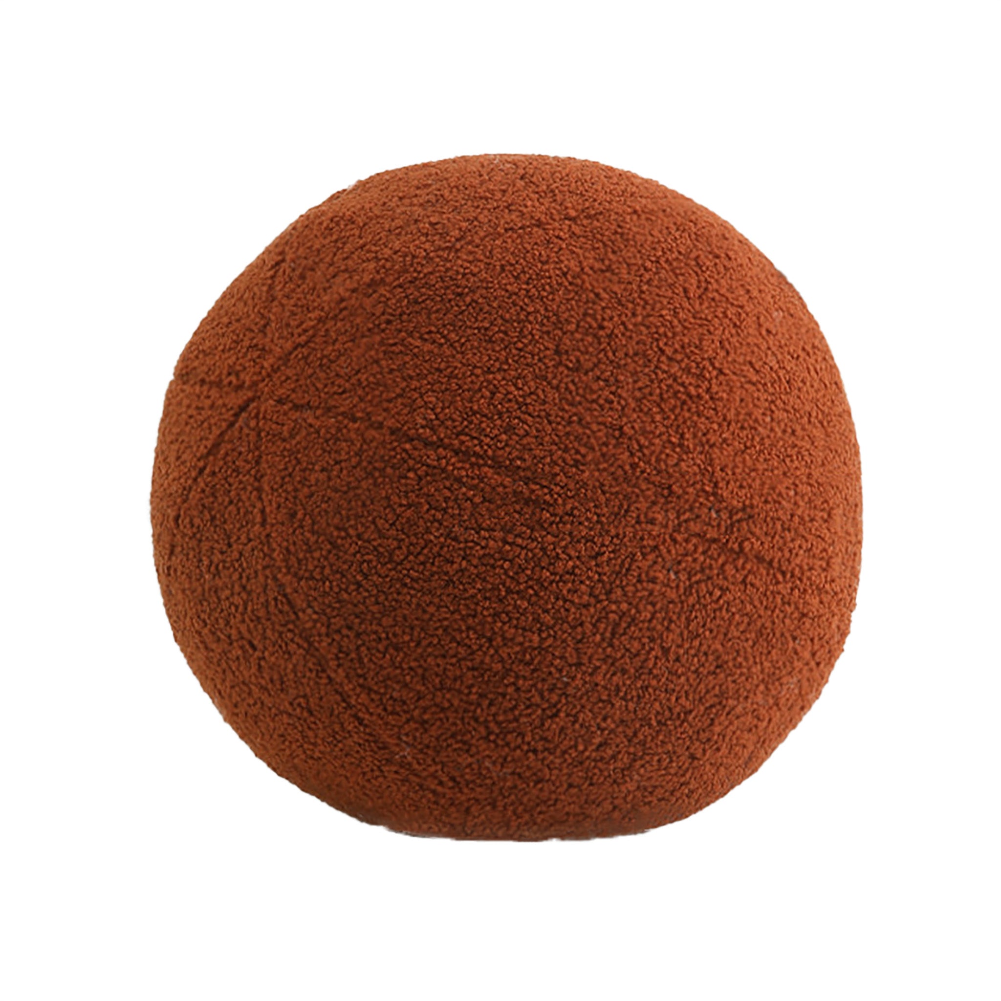 Minimalistisches geformtes Bouclé-Kissen