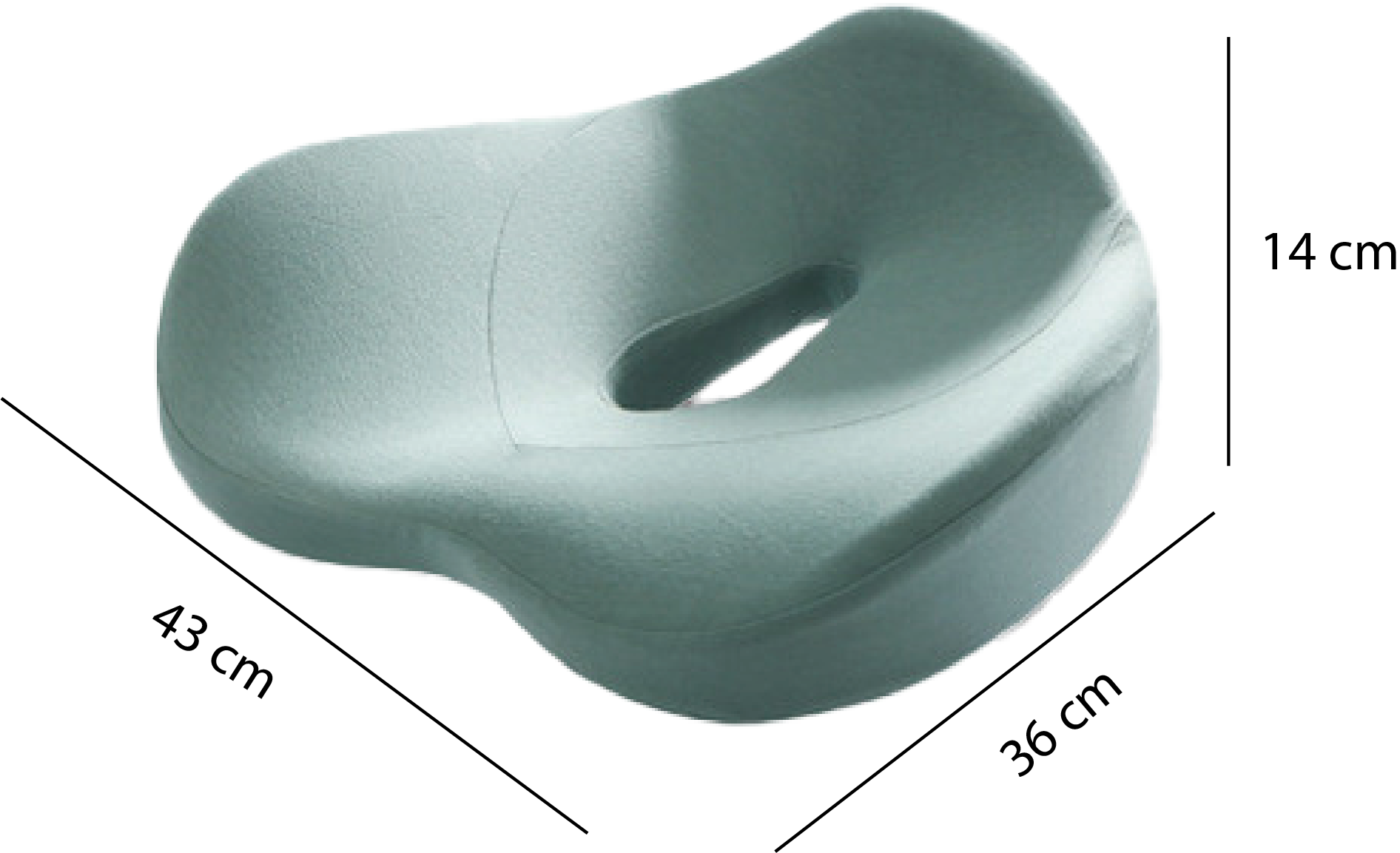 Ergonomisches Sitzkissen
