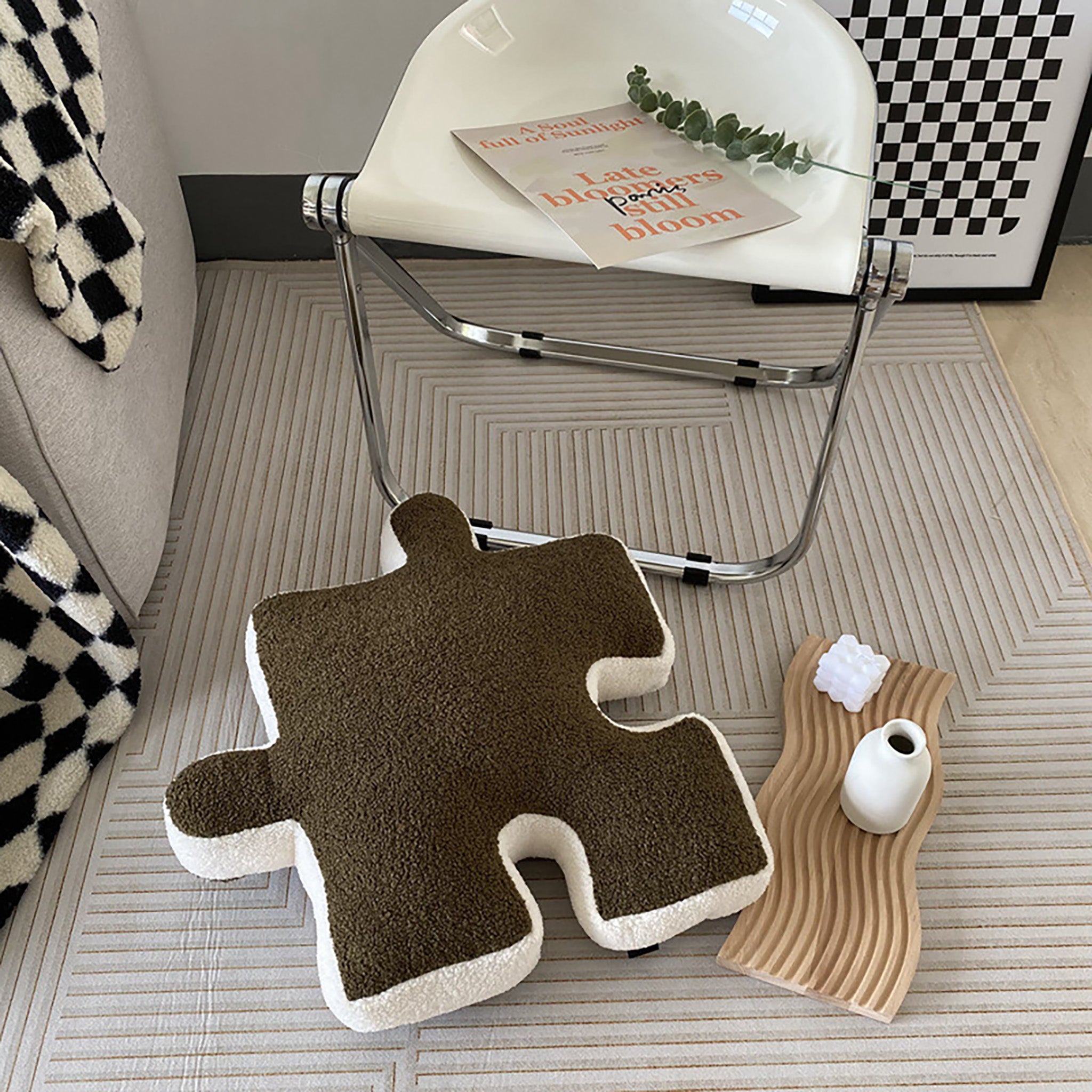 Modernes Puzzel-Kissen