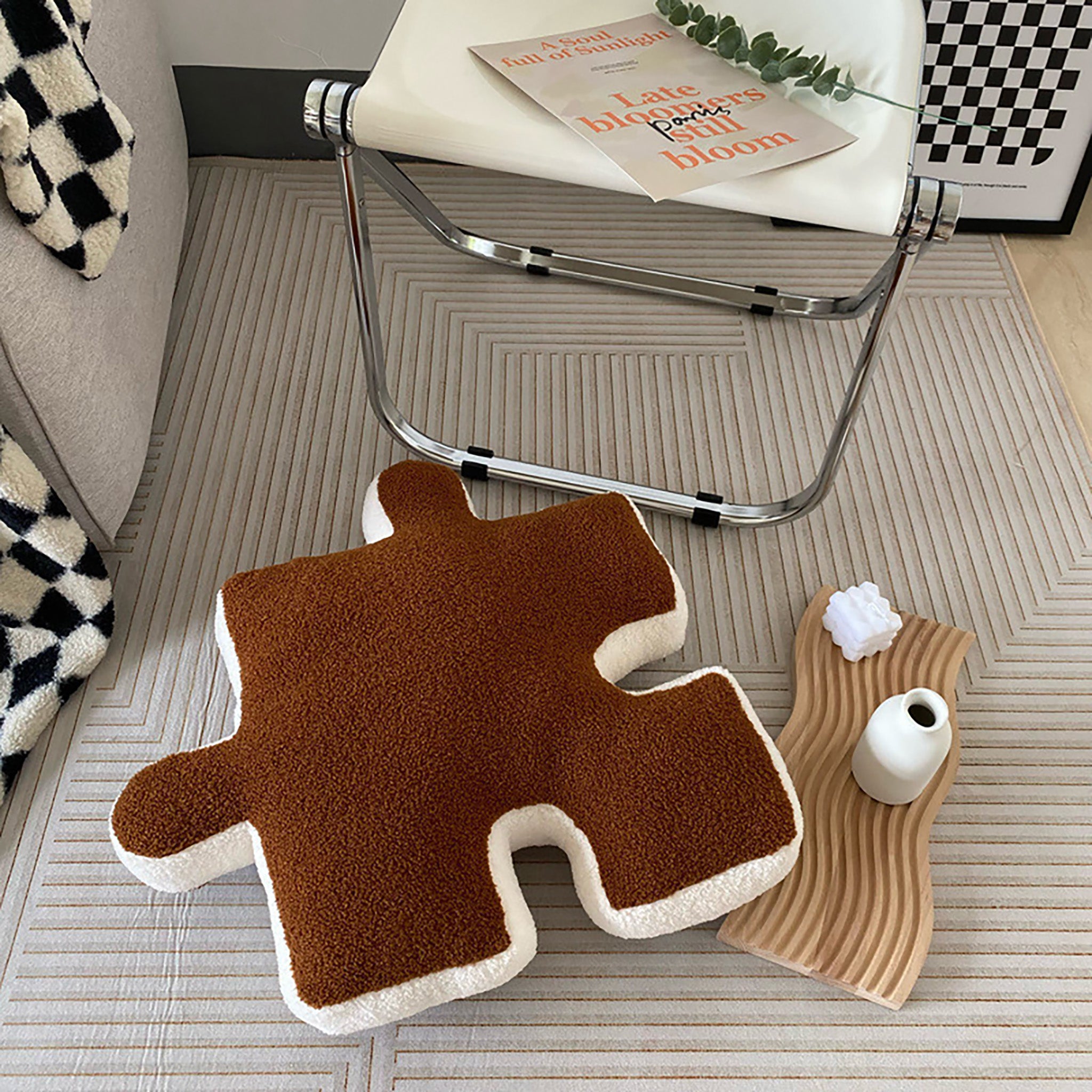Modernes Puzzel-Kissen