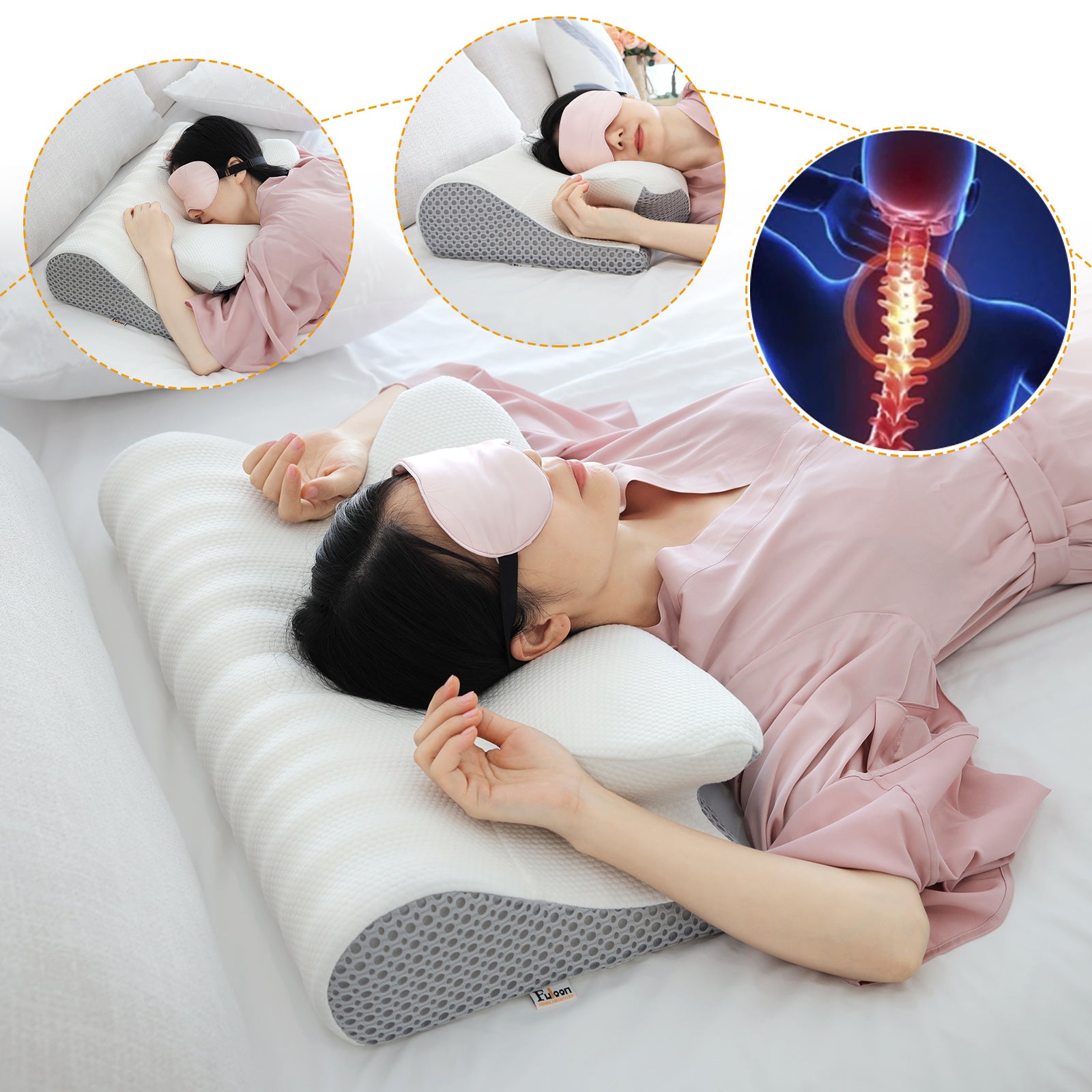 Schmetterling Nackenstützkissen - Ergonomisch und orthopädisch