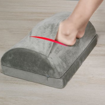 Verstellbare Fußstütze mit warmen Plüschfüßen